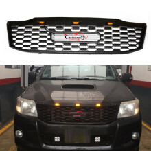 Für Hilux Racing Grill Für Hilux Vigo 2012 2013 2014 Auto Front Grill Mesh Stoßstange Gitter Grille