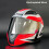 Visiere (Argento) per casco da moto LS2 FF320 Stream FF353 Rapid FF328 FF800 1