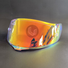 (REVO arancione) Visiera parasole e lente per casco da moto a 11 colori adatta per AGV K1