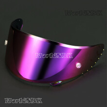 (Viola) Lente per visiera per casco da moto, custodia per lenti integrali per SHOEI X14