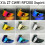 (Μωβ) Θήκη φακού Full Face Shield Visor κράνους μοτοσυκλέτας για SHOEI X14 2