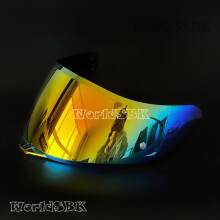 Visiera per casco integrale (rosso blu) per AGV K5 K3SV K1 Visiere per casco da moto Casco