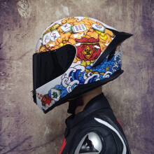 (L-17)ORZ Kask integralny Casco Moto Capacete Kask motocyklowy Kask wyścigowy