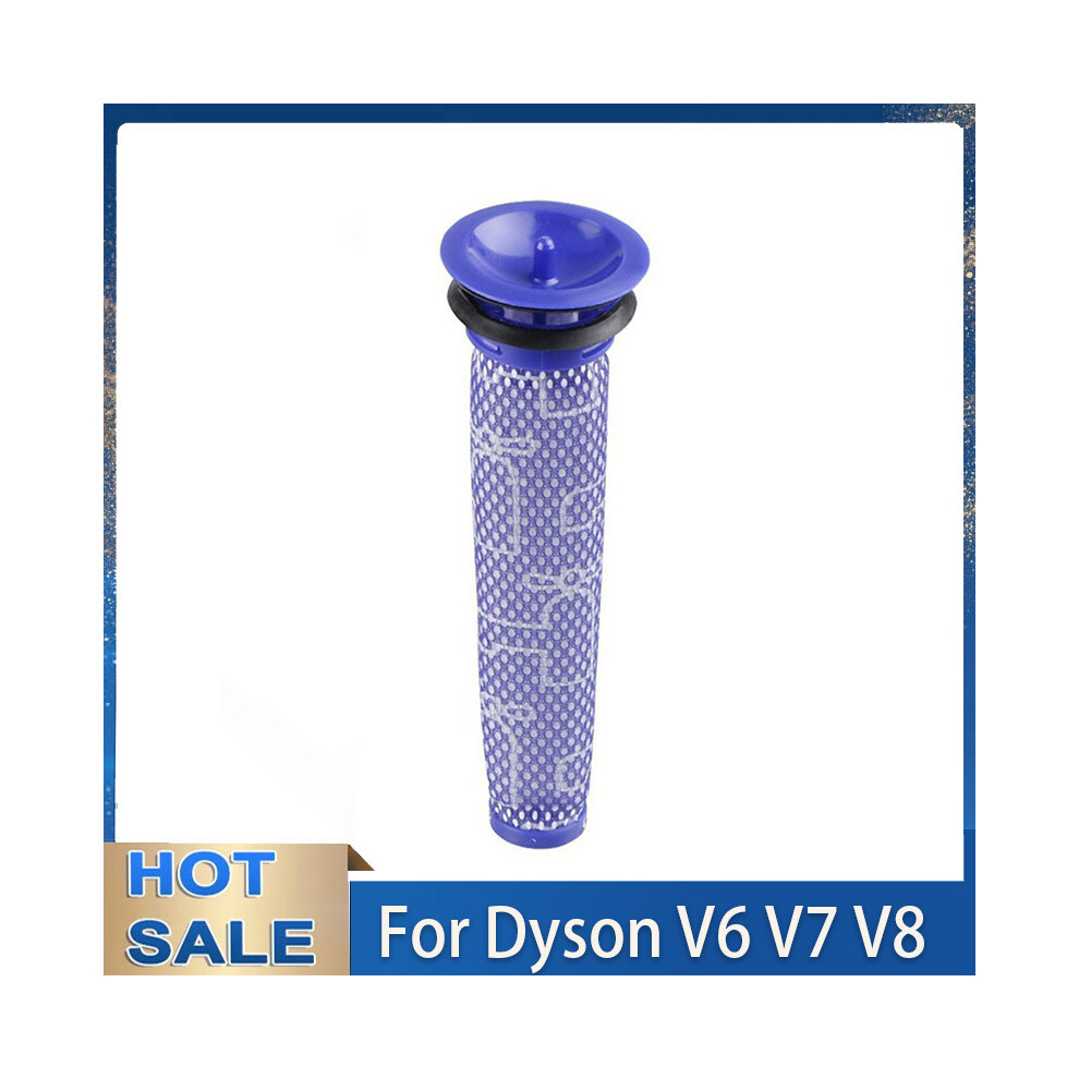 (1 pièce) Pré-filtre et post-filtre lavables pour aspirateurs sans fil Dyson V7 V8