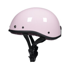 (xxL-13)VOSS vintage motorcykelhjälm retro skoterhalvhjälm med inbyggd