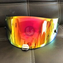 (Orange)Hj-26 Helmet Visir Motorcykel Helmet Helmet Visir Linsfodral för HJC