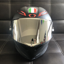 (Silver)11 färger tillgängliga Motorcykelhjälm Lens Visir Hjälm Glasögon Lens Full