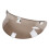 (Black)3 Snap-Button Visor Shield Lens Visor Flip Up Wind Shield for Open Face 4