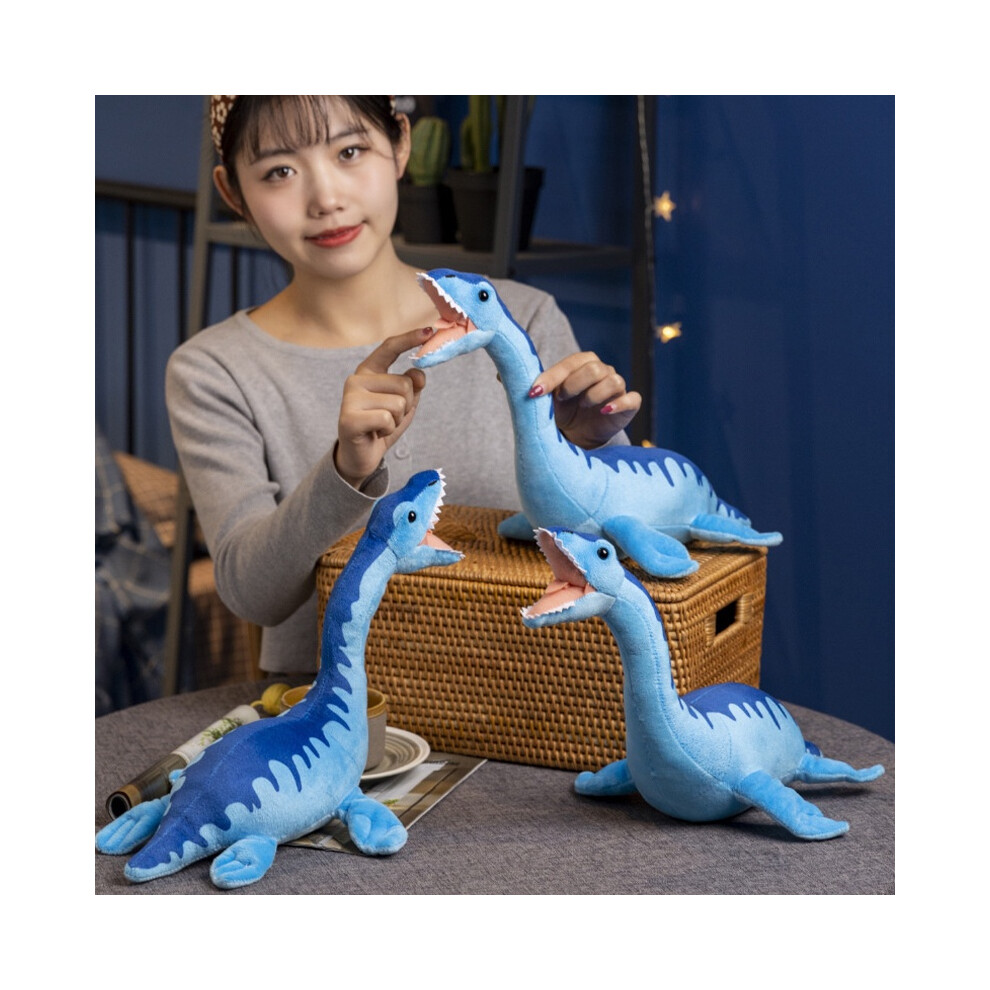 Nessie Apex Plush Toy Dinosaur Doll Loch Ness Monster Kid Birthday Gift Blue