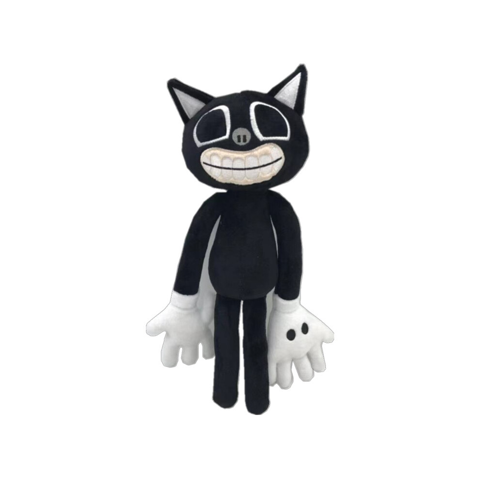 (30Cm/11.8Inch) Series Siren Head Cat Plush Toy Big Mouth Horror Character Doll Stuffed Black