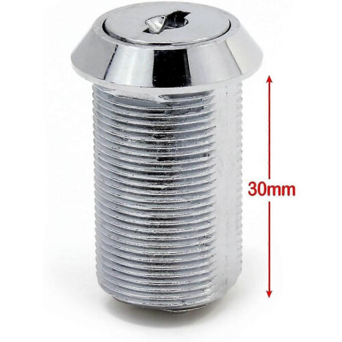 30 Mm Stainless Steel Mailbox Security Lock with Matching Keys, Drawer Lock 2