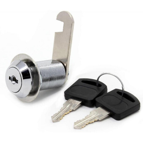 30 Mm Stainless Steel Mailbox Security Lock with Matching Keys, Drawer Lock