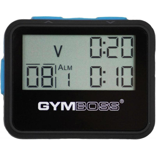 Interval Timer and Stopwatch - BLACK/BLUE SOFTCOAT 1