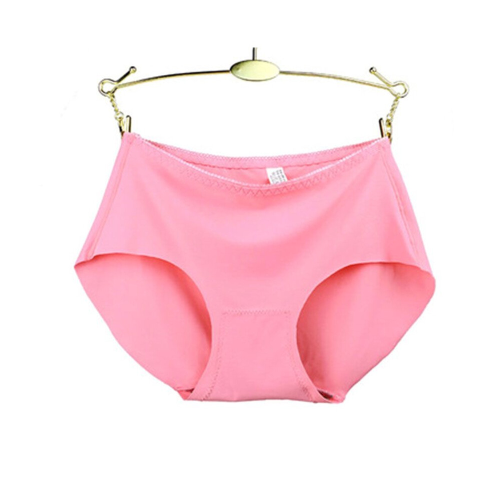 (Peach,One Size)Culotte femme sexy sans couture lingerie douce slip sous vêtement caleçon