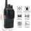 2PCS BF-888s Walkie Talkie Long Range for Adults with Earpieces 8