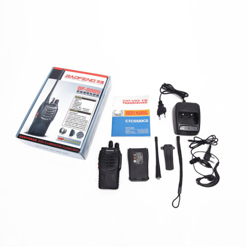 2PCS BF-888s Walkie Talkie Long Range for Adults with Earpieces 1