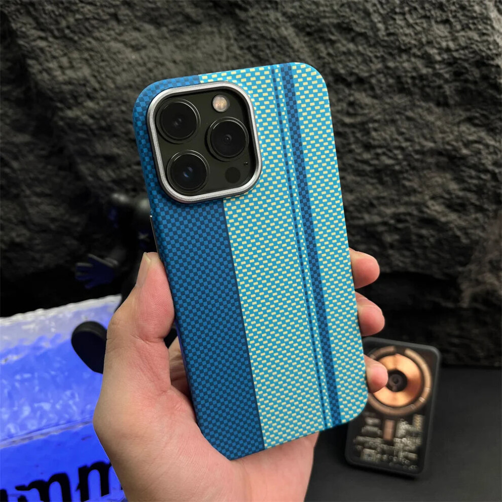 (9, For Iphone 16 Pro) Carbon Fiber Braided Texture Phone Case For Iphone 16 15 14 13 Pro Max 4074189223129