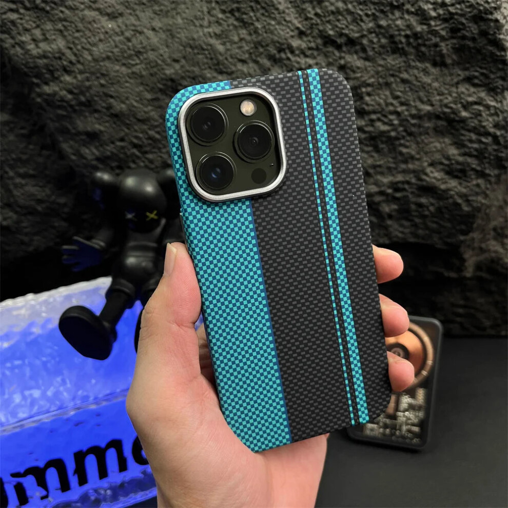 (7, For Iphone 16 Pro) Carbon Fiber Braided Texture Phone Case For Iphone 16 15 14 13 Pro Max 4218585740907