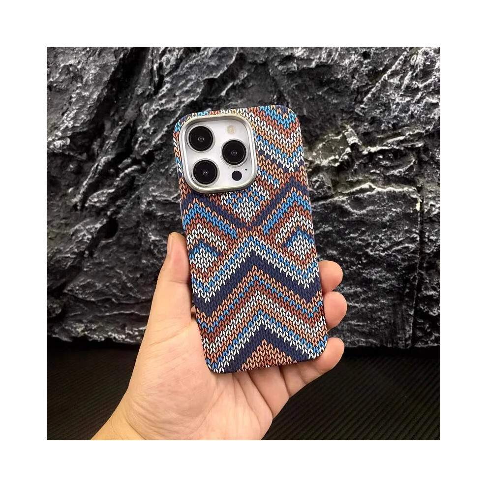 (6, For Iphone 14) Carbon Fiber Braided Texture Phone Case For Iphone 16 15 14 13 Pro Max 4088402595801