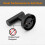 Matte Black Towel Hooks 2-Pack - SUS304 Round Design 8