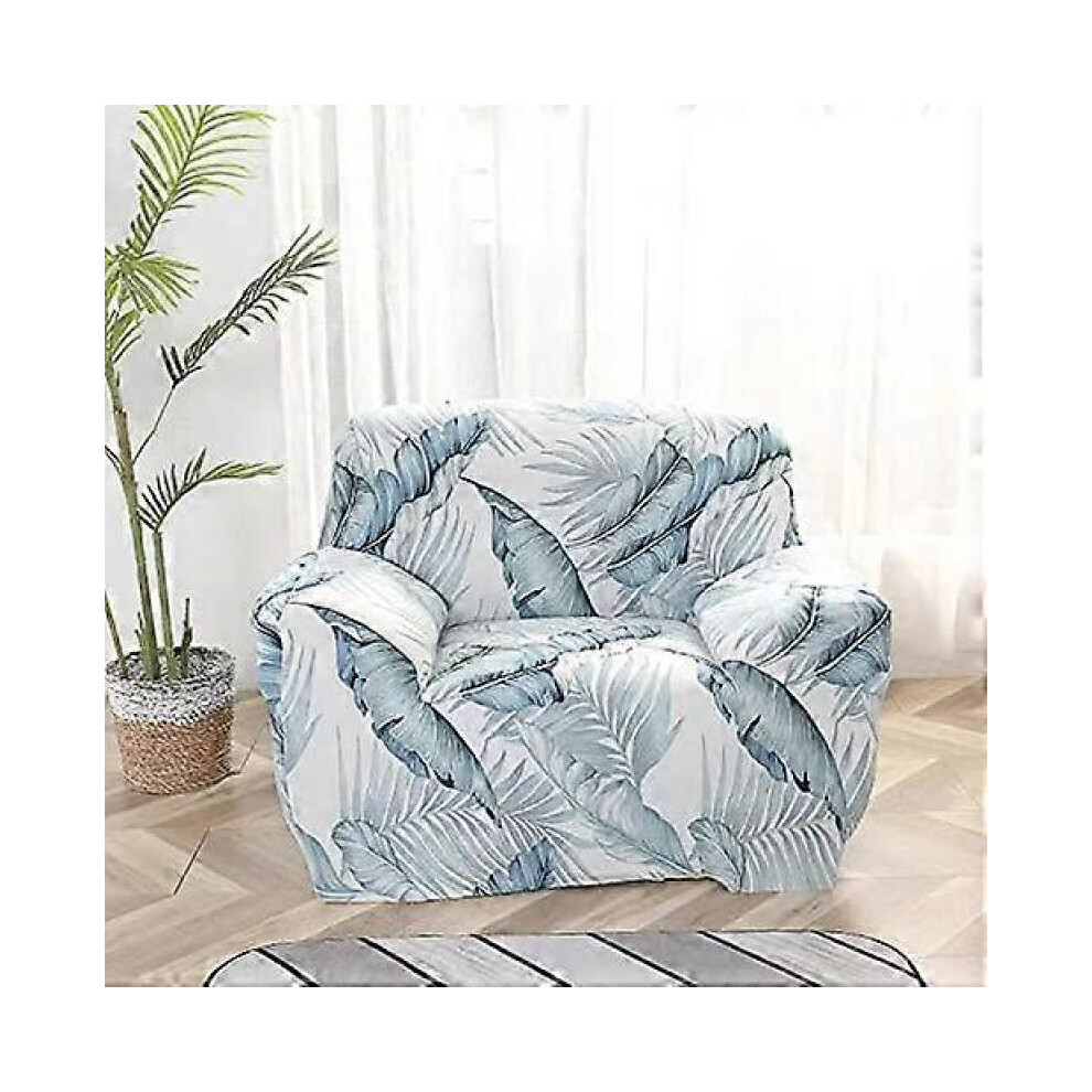 Housse de Canapé Imprimée Housse de Canapé Extensible Housse de Fauteuil 01#(Fauteuil)