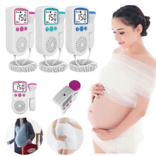 Baby Doppler Fetal Heart Rate Monitor Ultrasonic Detector Prenatal HeartBeat Heart Rate Monitor