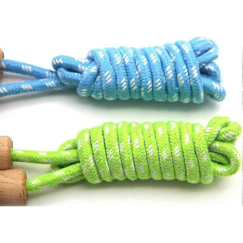 Adjustable Skipping Rope for Kids, Jumping Rope with Wooden Handle 1