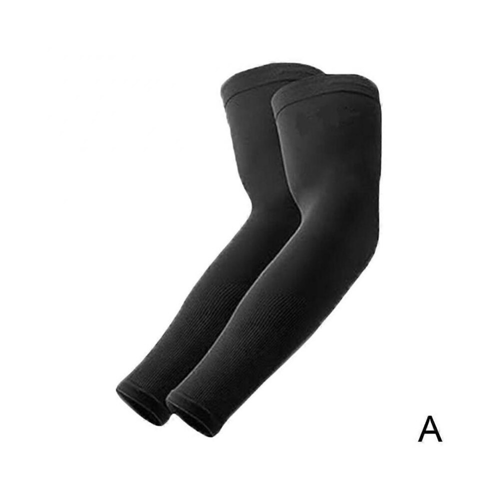 (Black) Armband Armsleeves Sun Protection Sleeves 1pair-image-OPC-PGXW8Y8-NEW