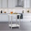 2 Tier 60cm W Commercial Stainless Steel Kitchen Prep and Work Table with Backsplash 3
