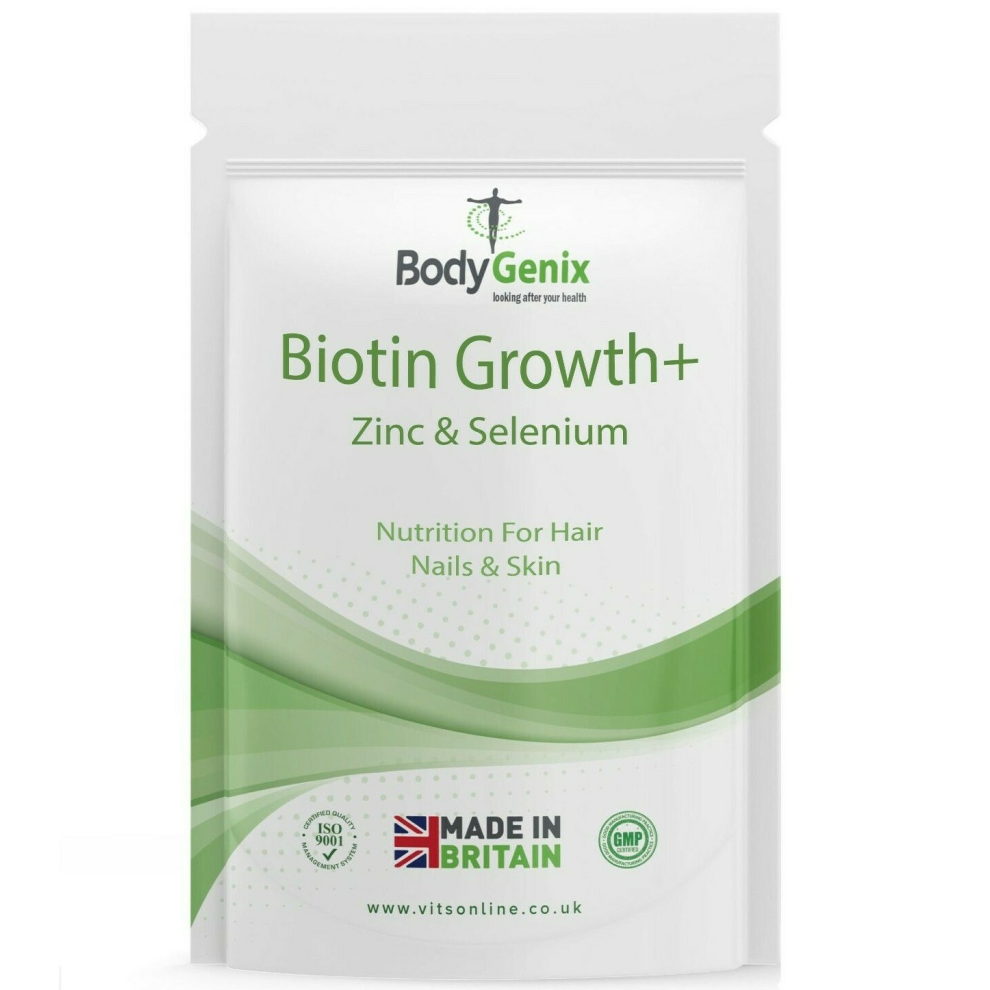 Biotin Hair Growth Supplement Healthy Hair Skin Nails Growth Zinc Selenium