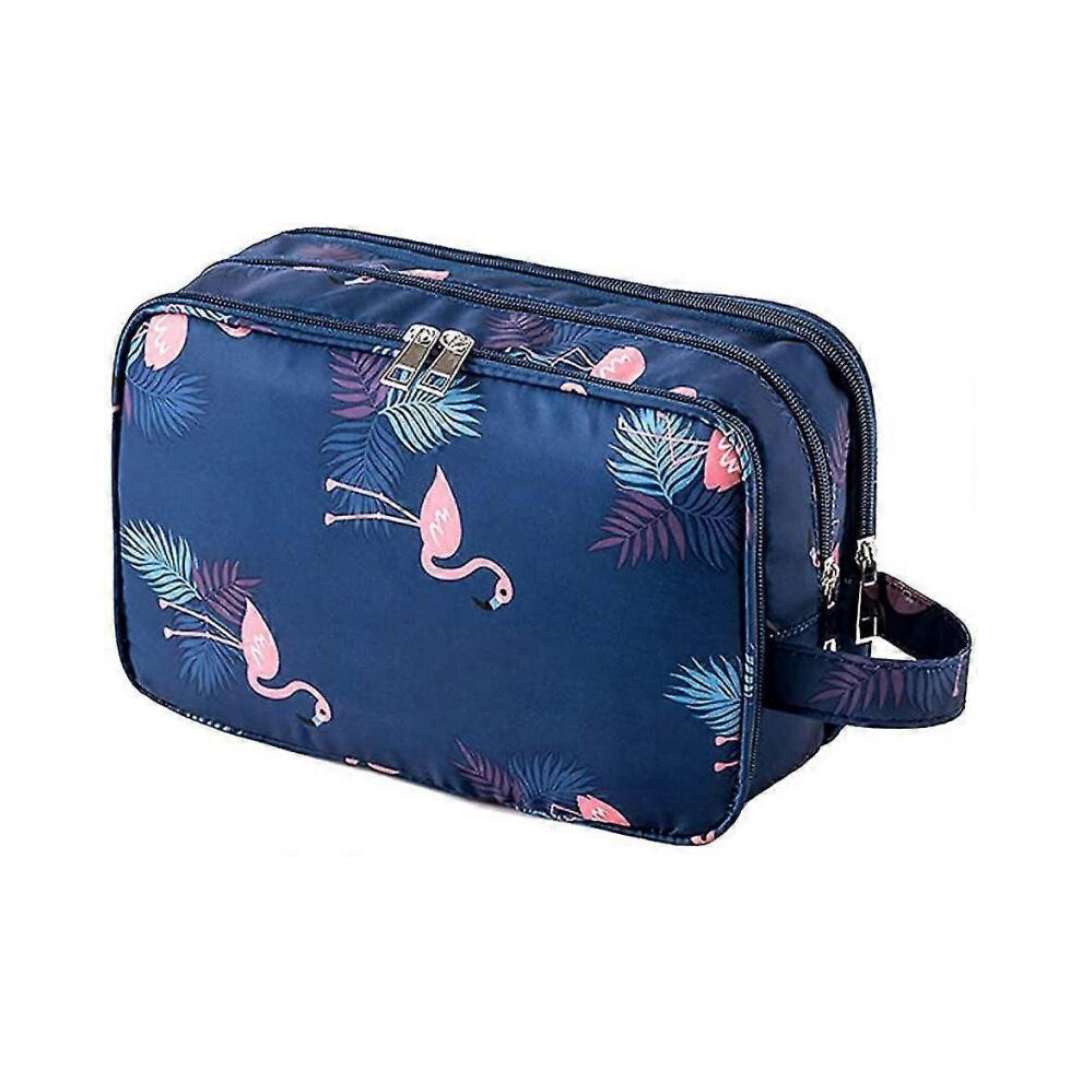 Women's toiletries bag, large waterproof travel bag with 3 compartments