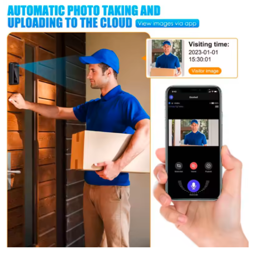 Tuya Doorbell With Camera Wireless Bundle Video Doorbell WIFI 2