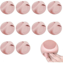 10 Pieces Round Self Adhesive Window Handle Helper, Self Stick Drawer Handles, Wardrobe Handle