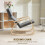 Homcom HOMCOM Comfortable Relax Rocking Chair with High Back, Grey 4