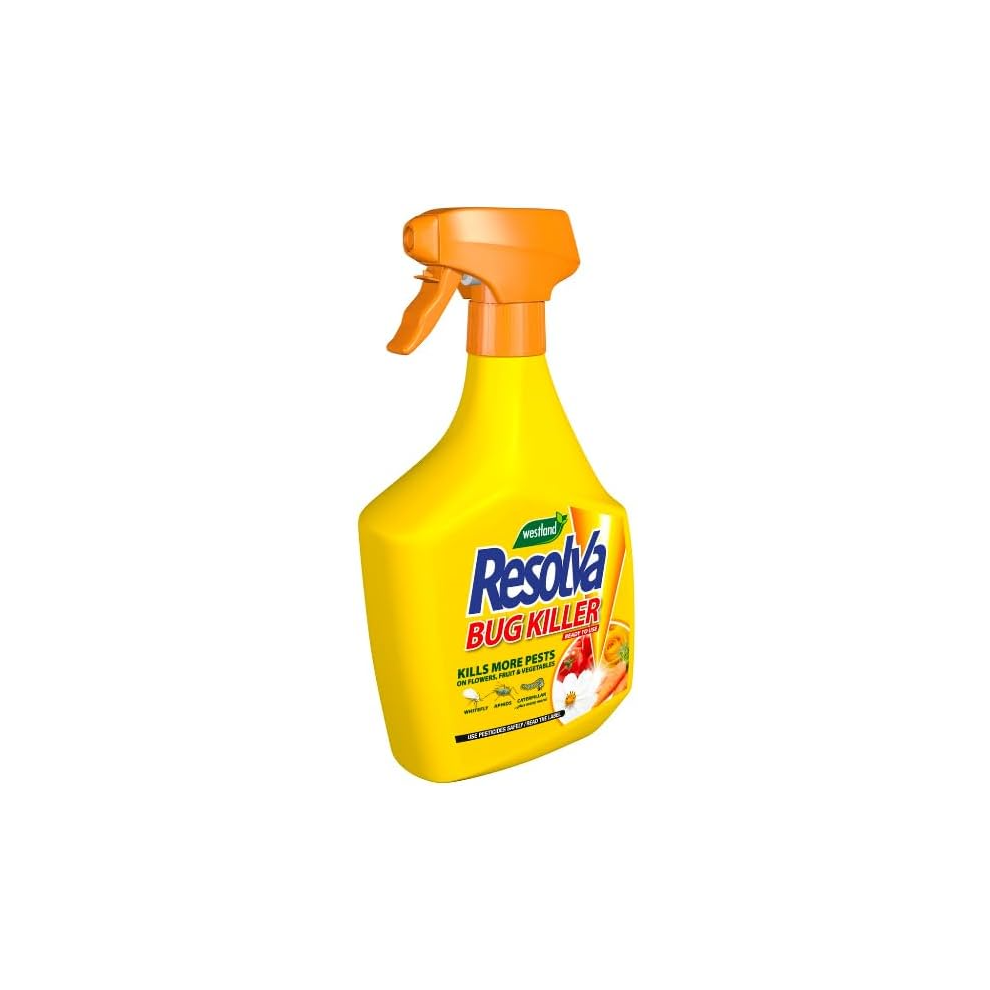 New Resolva Bug Killer Ready To Use, 1 L, Yellow 1L