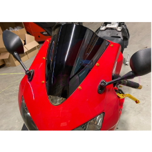 (Nero) Nuovo per Honda CBR600RR F5 CBR 600 RR 2003 2004 03 04 Parabrezza trasparente per moto Viti per