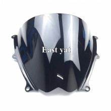 (Nero) Per Suzuki GSXR1000 K7 2007 2008 Parabrezza per moto Parabrezza a doppia bolla GSX-R 1000 K7