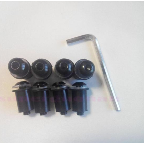 10 Pièces Boulon De Pare-Brise De Moto Universel, Kit De Boulons D