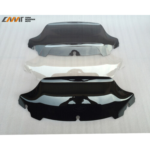 (Fumo chiaro) Custodia da 17 cm / 7" per parabrezza per moto Harley-Davidson Electra Street Glide Touring 1