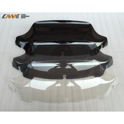 (Fumo chiaro) Custodia da 17 cm / 7" per parabrezza per moto Harley-Davidson Electra Street Glide Touring 2