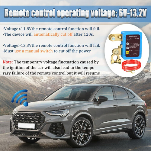 Remote Battery Disconnect Switch 12v, 240A 1
