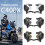 (Handguard)Αξεσουάρ μοτοσικλέτας Handguard Shield Hand Guard Extension Protector Παρμπρίζ 2