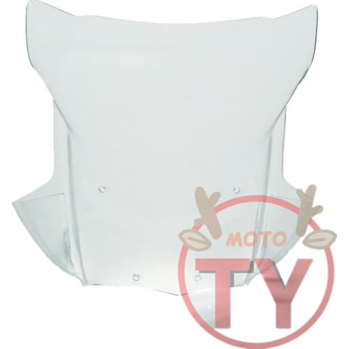 (Διαφανές χρώμα1) Μοτοσικλέτα ανθεκτικό Windshield Smoke Black Διαφανές