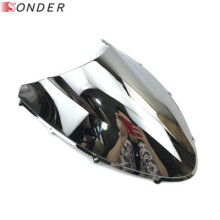 (Chrome)Διπλό παρμπρίζ με φυσαλίδες για Ducati 848 1098 1198 1098s 1198s Παρμπρίζ