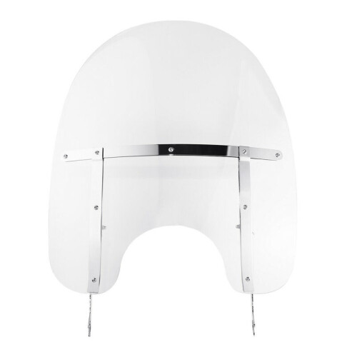 (Μαύρο σετ) Μοτοσικλέτα Clear PC Windscreen Deflector For Harley Softail Deluxe Fat 2