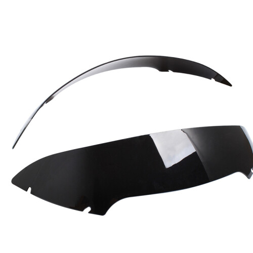 (Καπνός) Μοτοσικλέτα 5" Wave Windshield Παρμπρίζ For Harley Touring Road Glide 2