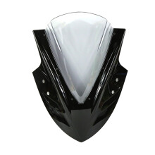(Μαύρο γκρι) Για Kawasaki Ninja 400 250 300 2013-2020 Παρμπρίζ μοτοσικλέτας