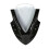 (Μαύρο γκρι) Για Kawasaki Ninja 400 250 300 2013-2020 Παρμπρίζ μοτοσικλέτας 1