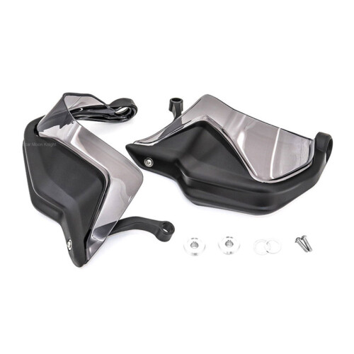 (Σετ-Smoky γκρι) Αξεσουάρ μοτοσικλέτας Handguard Shield Hand Guard Extension