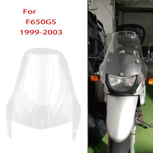Parabrisas transparente para motocicleta (lavanda), pantallas deflectoras para BMW F650GS (1999-2003)